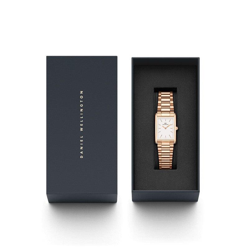 Daniel Wellington Bound 3-Link Rose Gold Watch 35x24mm