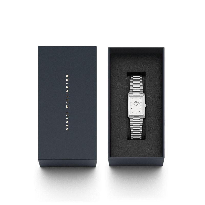 Daniel Wellington Bound 3-Link Silver Watch 32x22mm