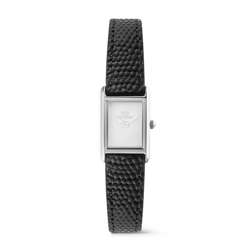 Daniel Wellington Bound Mini Black Lizard Silver Watch