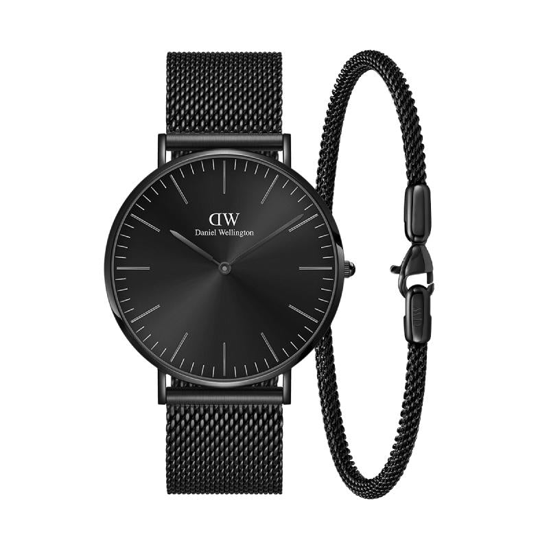 Daniel Wellington Bundle : Classic and Tide Mesh Ashfield Set