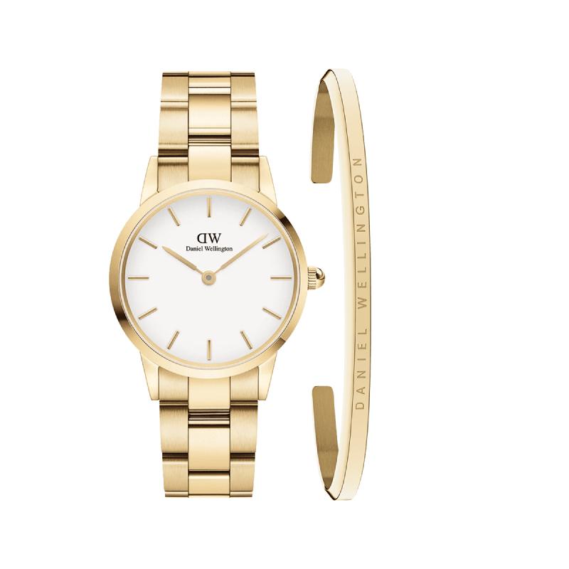 Daniel Wellington Bundle : Iconic Link + Classic Bracelet Gold