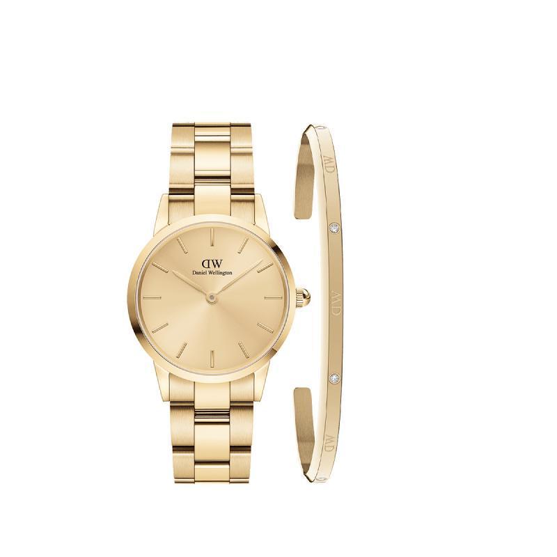 Daniel Wellington Bundle : Iconic Link & Classic Lumine Bracelet Set Gold