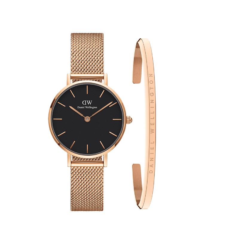 Daniel Wellington Bundle : Petite Melrose B + Classic Bracelet RG