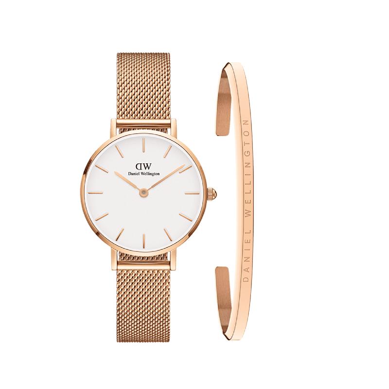 Daniel Wellington Bundle : Petite Melrose + Classic Bracelet RG