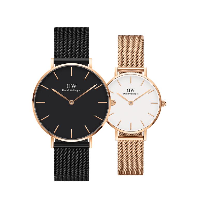 Daniel Wellington Bundle : Petite Melrose + Petite Ashfield