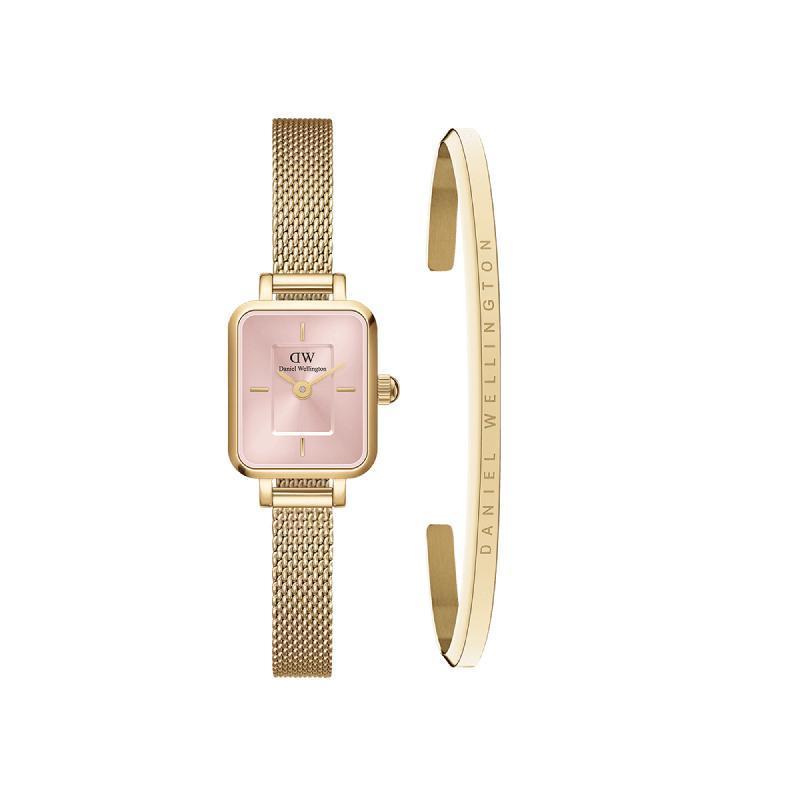 Daniel Wellington Bundle : Quadro Mini Evergold Blush + Classic Bracelet