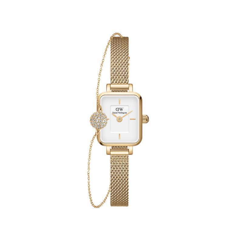 Daniel Wellington Bundle : Quadro Mini & Pavé Crystal Gold Set