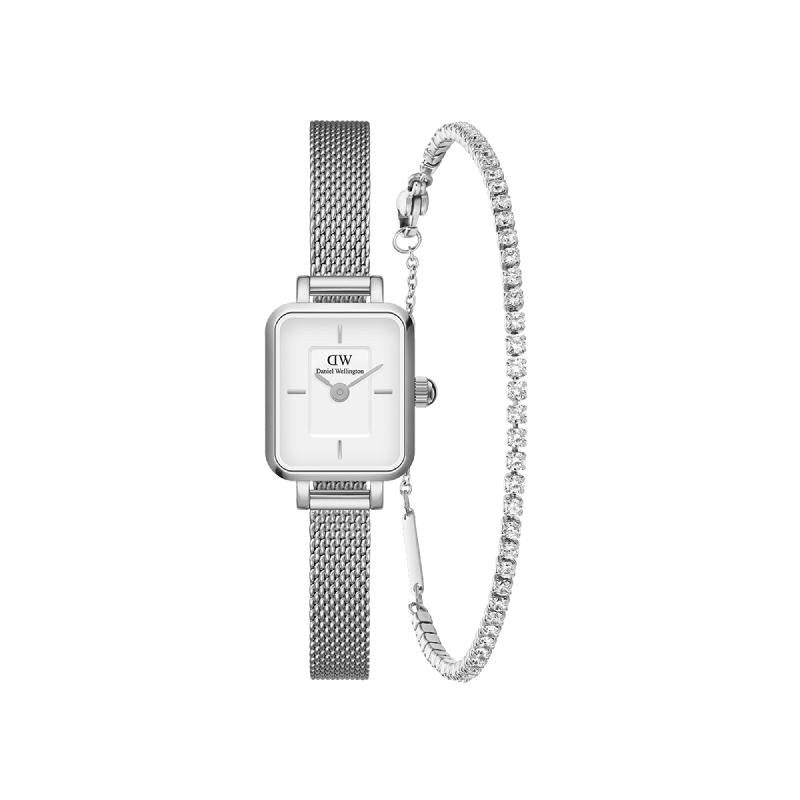 Daniel Wellington Bundle : Quadro Mini & Tennis Bracelet Silver