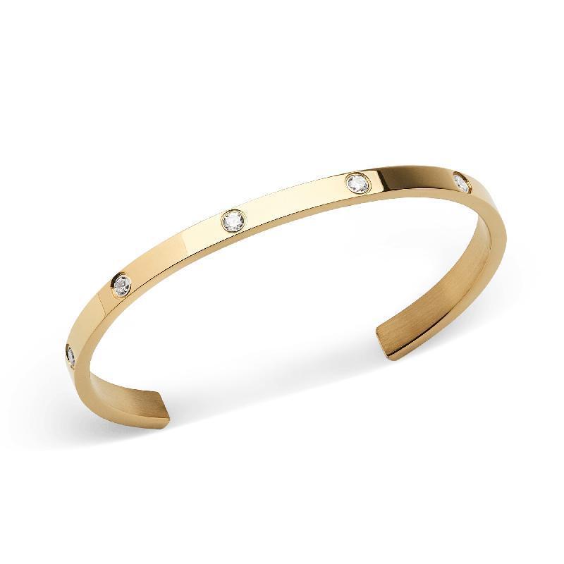 Daniel Wellington Bundle : Quadro Roman Numerals Date + Classic Lumine Bracelet Gold Set