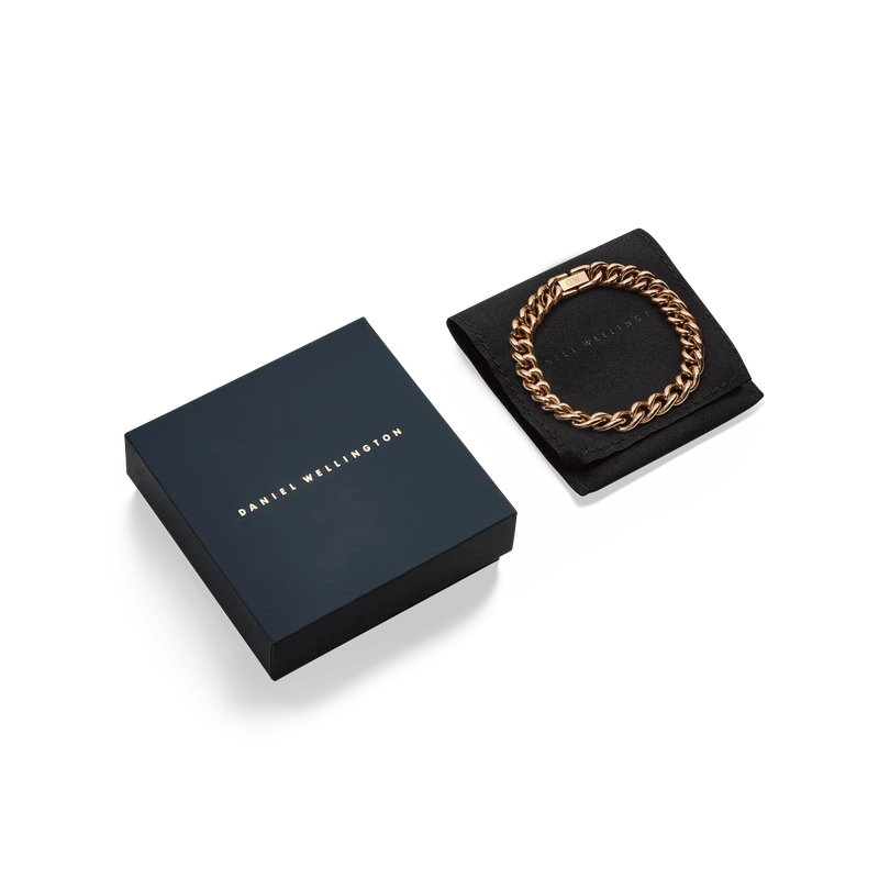 Daniel Wellington Chunky Chain Bracelet Rose Gold