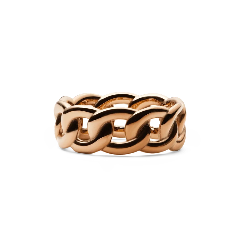 Daniel Wellington Chunky Chain Ring Rose Gold