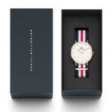 Daniel Wellington Classic Canterbury Rose Gold Eggshell White 40mm Watch