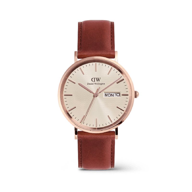 Daniel Wellington Classic Day Display St Mawes Rose Gold Champagne