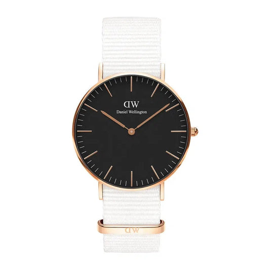 Daniel Wellington Classic Dover Rose Gold Black 36mm Watch