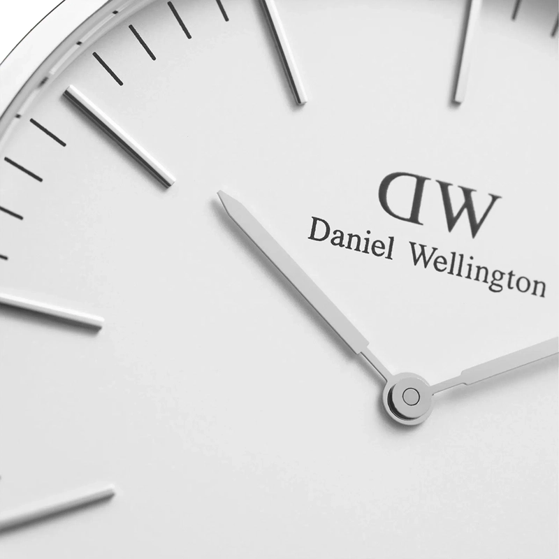 Daniel Wellington Classic Durham Silver Eggshell White 40mm Watch