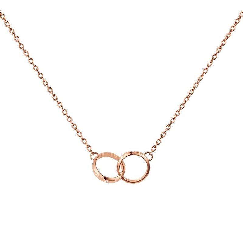 Daniel Wellington Classic Lumine Unity Necklace Rose Gold