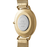 Daniel Wellington Classic Mesh Onyx Gold Watch 40mm