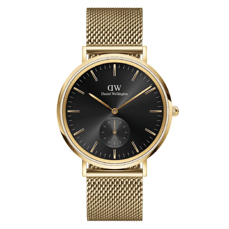 Daniel Wellington Classic Multi-Eye Mesh Evergold Onyx 40mm Watch
