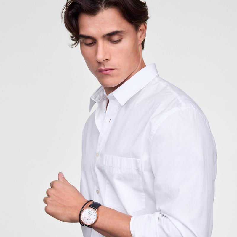 Daniel Wellington Classic Multi-Eye Sheffield Off-White Rose Gold Watch