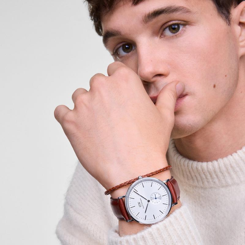 Daniel Wellington Classic Multi-Eye St Mawes Off-white Sunray Silver Watch