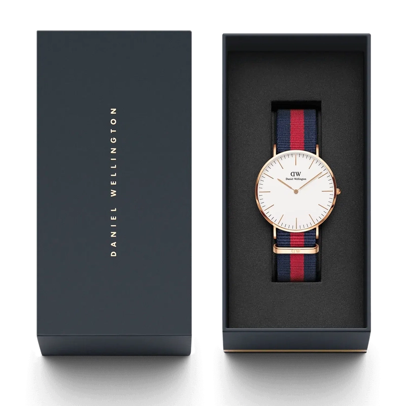 Daniel Wellington Classic Oxford Rose Gold Eggshell White 40mm Watch