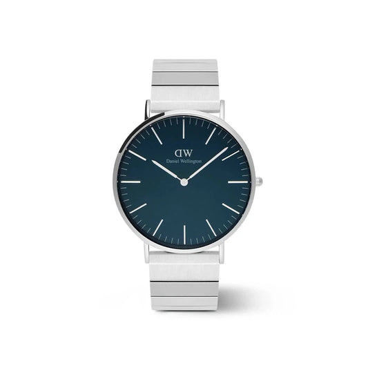 Daniel Wellington Classic Piano Link Arctic Silver Watch 40mm