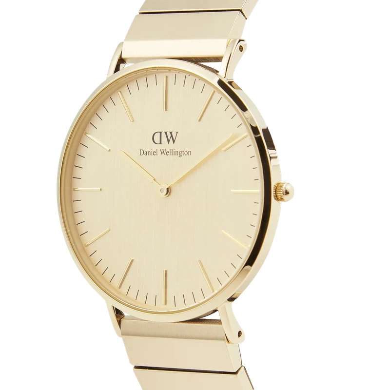 Daniel Wellington Classic Piano Link Gold Unitone Watch 40mm