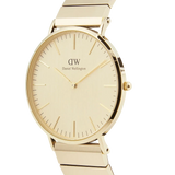 Daniel Wellington Classic Piano Link Gold Unitone Watch 40mm