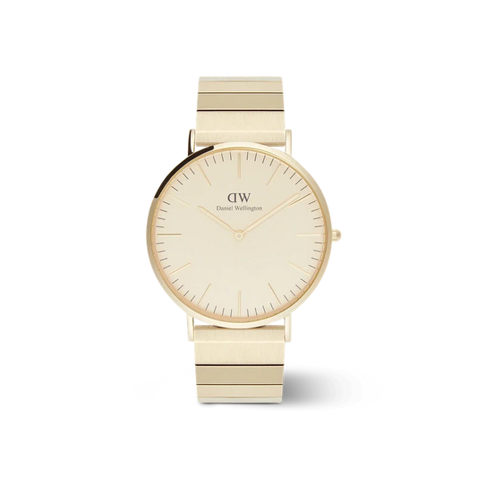 Daniel Wellington Classic Piano Link Gold Unitone Watch 40mm