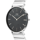 Daniel Wellington Classic Piano Link Onyx Silver Watch 40mm