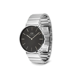 Daniel Wellington Classic Piano Link Onyx Silver Watch 40mm