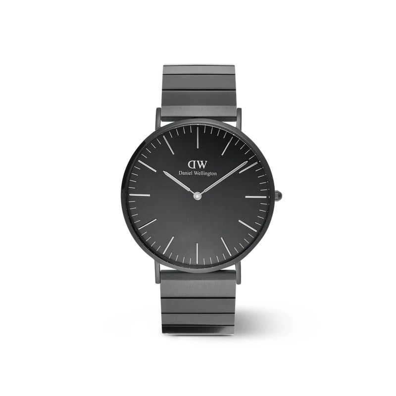 Daniel Wellington Classic Piano Link Onyx Unitone Watch 40mm