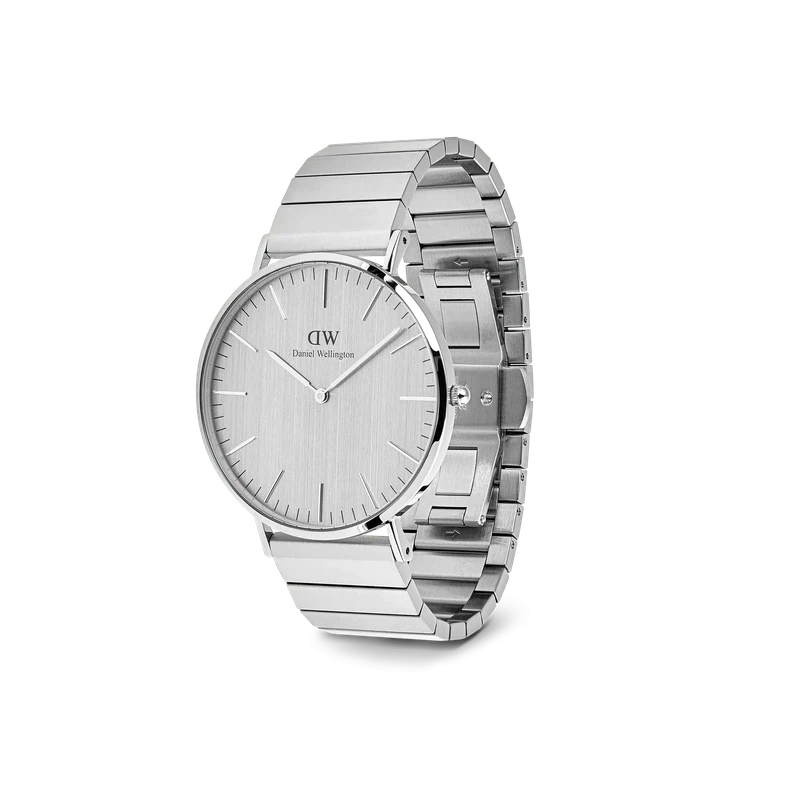 Daniel Wellington Classic Piano Link Silver Unitone Watch 40mm