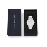 Daniel Wellington Classic Piano Link Silver Unitone Watch 40mm