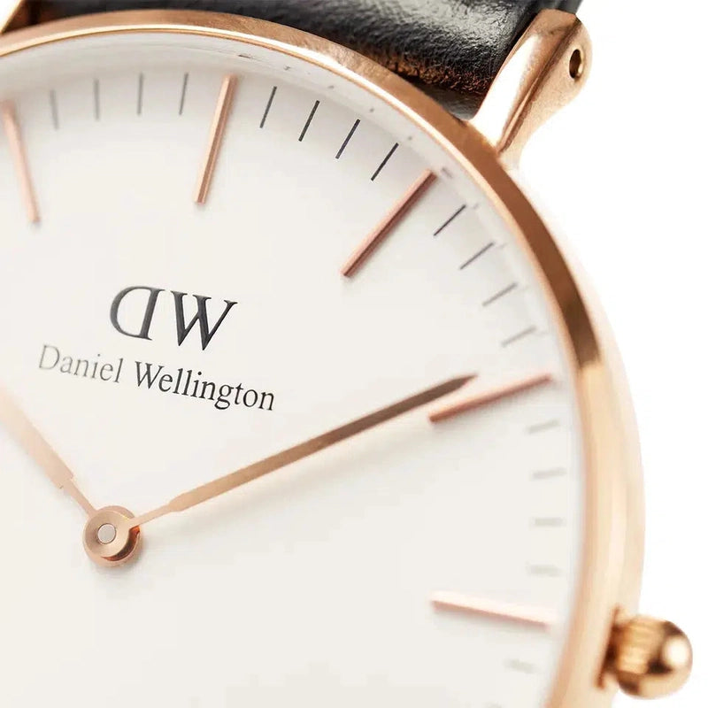 Daniel Wellington Classic Roselyn Rose Gold Eggshell White 36mm Watch