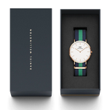 Daniel Wellington Classic Warwick Rose Gold Eggshell White 40mm Watch