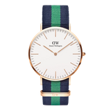 Daniel Wellington Classic Warwick Rose Gold Eggshell White 40mm Watch