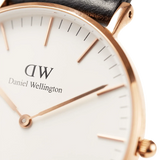 Daniel Wellington Classic Winchester Rose Gold Eggshell White 36mm Watch