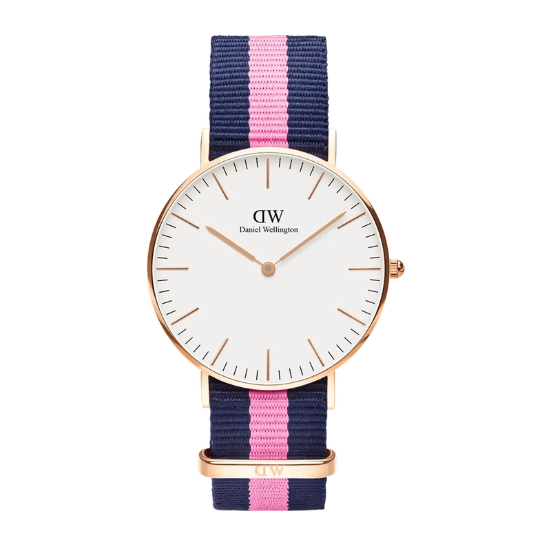 Daniel Wellington Classic Winchester Rose Gold Eggshell White 36mm Watch