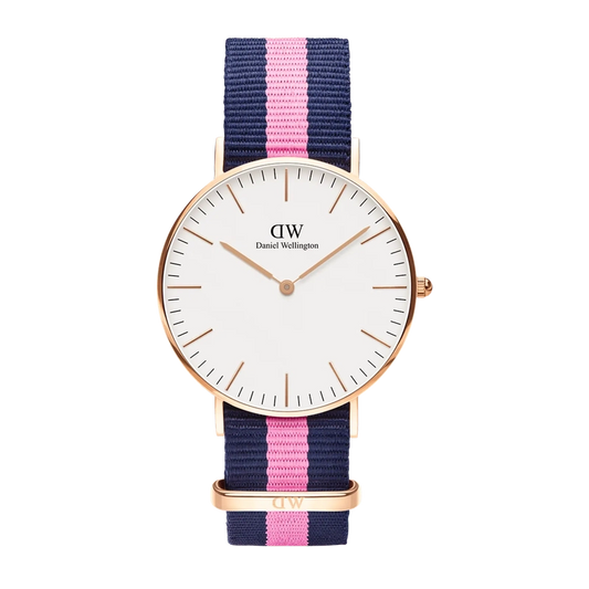 Daniel Wellington Classic Winchester Rose Gold Eggshell White 36mm Watch