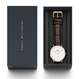 Daniel Wellington Classic York Rose Gold Eggshell White 40mm Watch