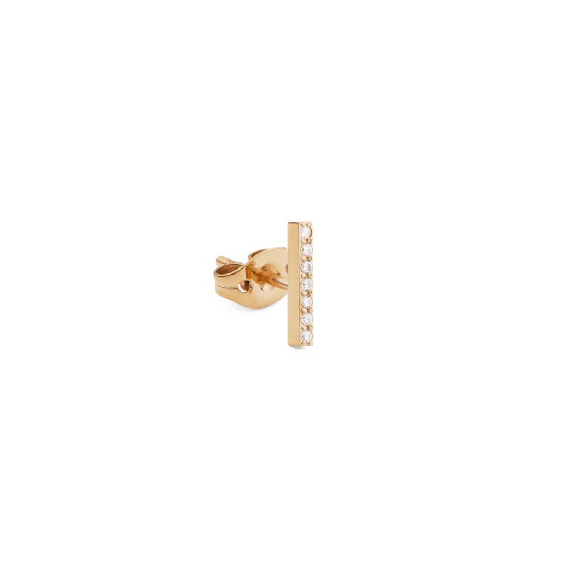 Daniel Wellington Crystal Bar Stud Gold