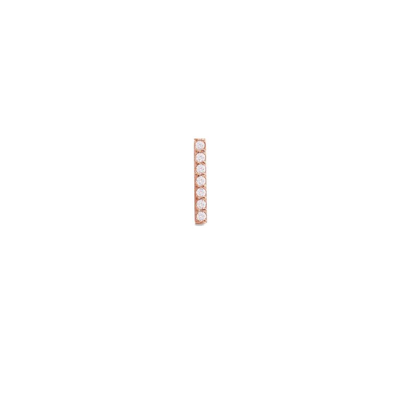 Daniel Wellington Crystal Bar Stud Rose Gold