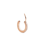 Daniel Wellington Crystal Hoop Earring Rose Gold