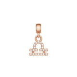 Daniel Wellington Crystal Libra Charm Rose Gold