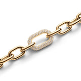 Daniel Wellington Crystal Link Bracelet Gold