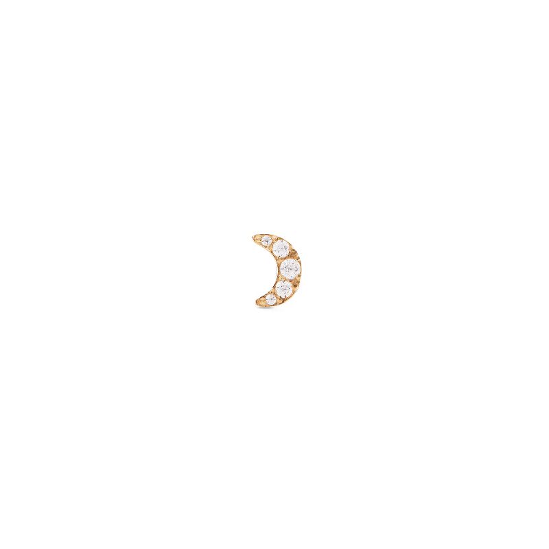 Daniel Wellington Crystal Moon Stud Gold