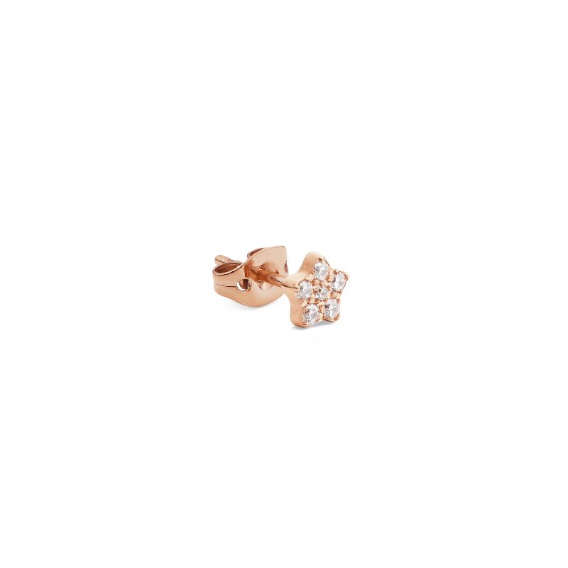 Daniel Wellington Crystal Star Stud Rose Gold