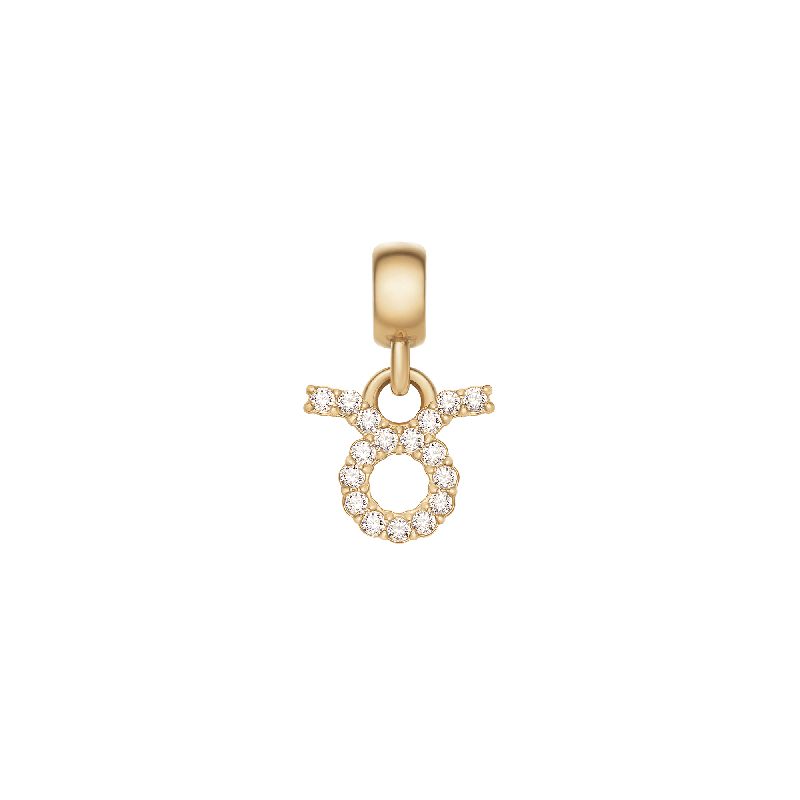 Daniel Wellington Crystal Taurus Zodiac Charm Gold