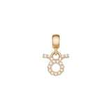 Daniel Wellington Crystal Taurus Zodiac Charm Gold